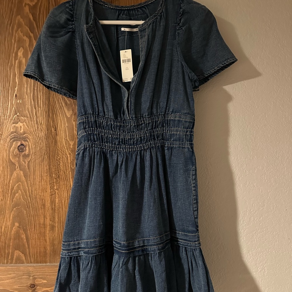 Anthropologie Jean dress xxs nwt
